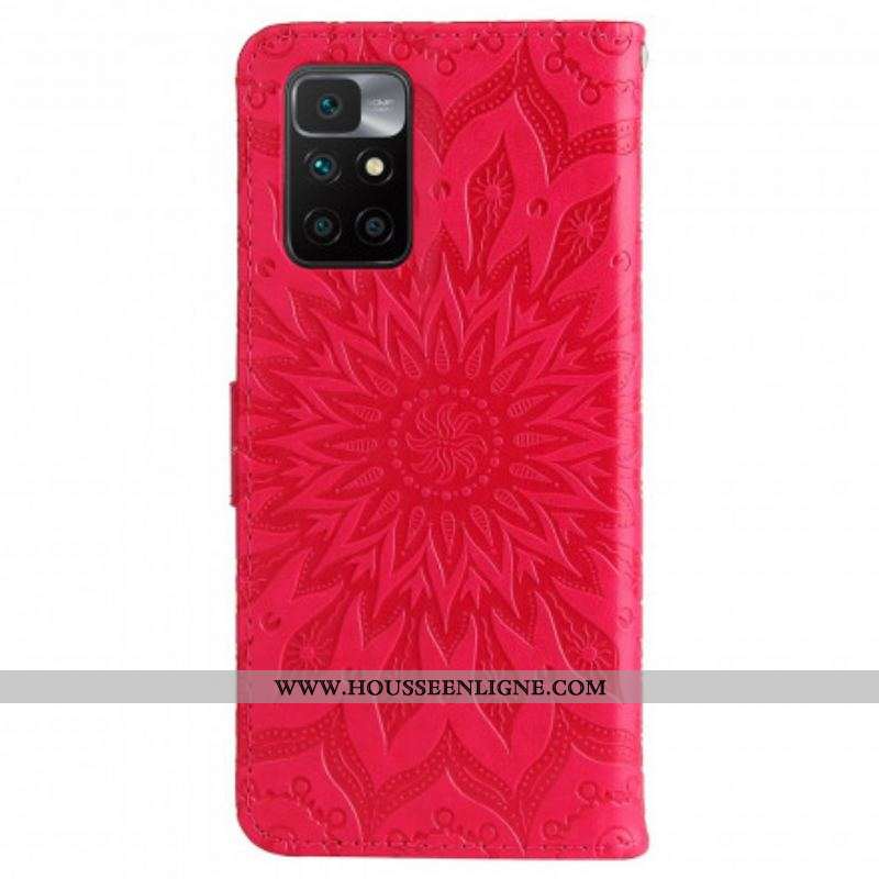 Housse Xiaomi Redmi 10 Fleur de Soleil