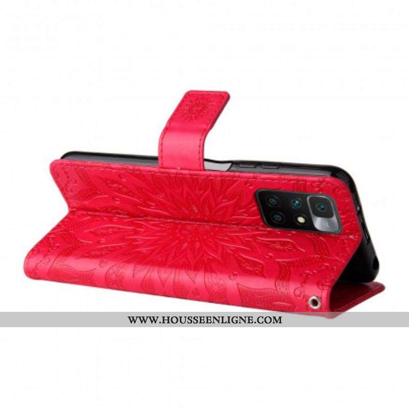 Housse Xiaomi Redmi 10 Fleur de Soleil