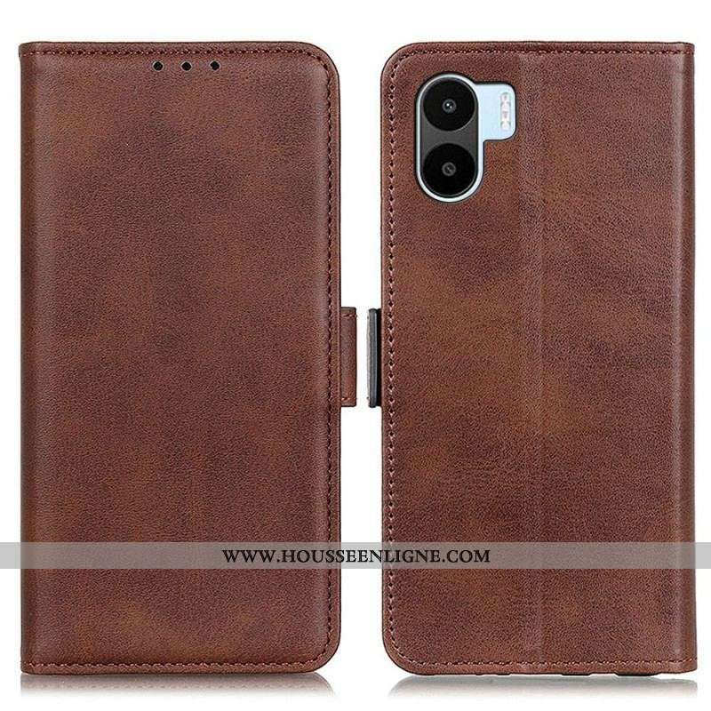 Housse Xiaomi Redmi A1 Classique Double Rabat