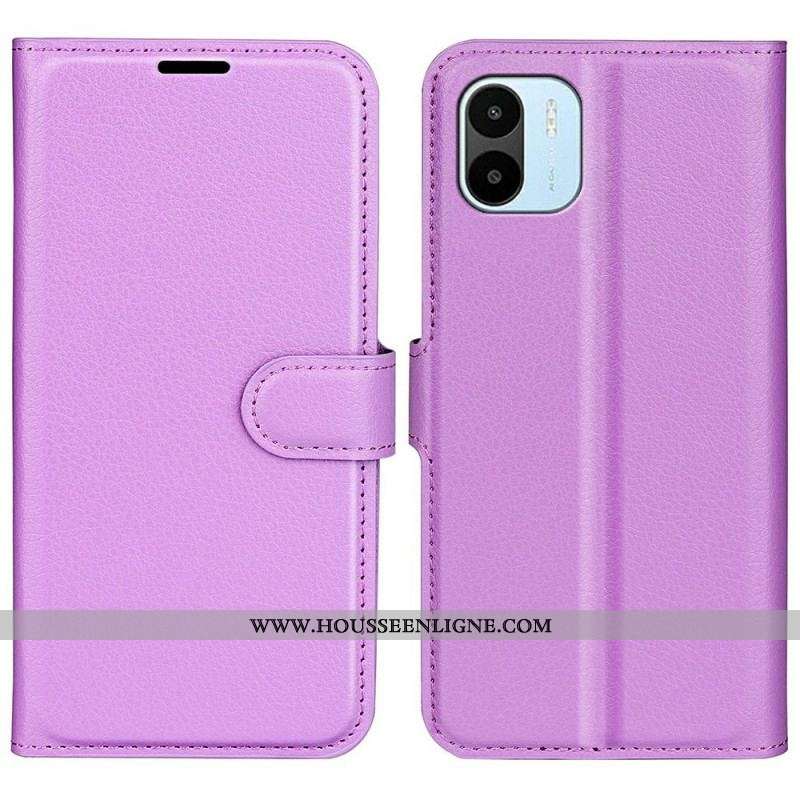 Housse Xiaomi Redmi A1 Classique Effet Cuir Litchi