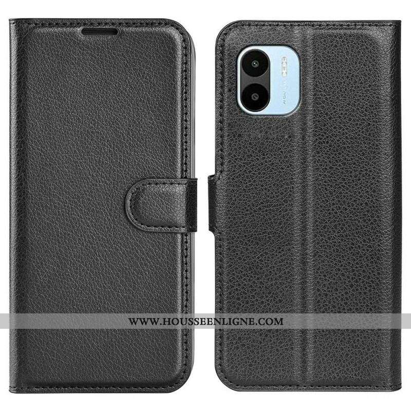 Housse Xiaomi Redmi A1 Classique Effet Cuir Litchi