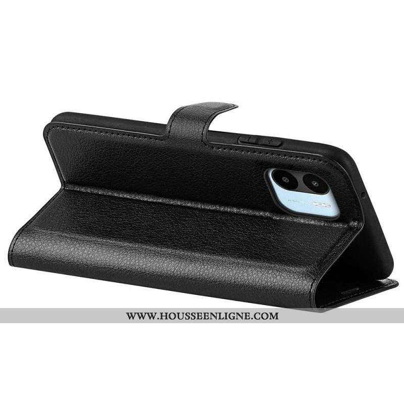 Housse Xiaomi Redmi A1 Classique Effet Cuir Litchi