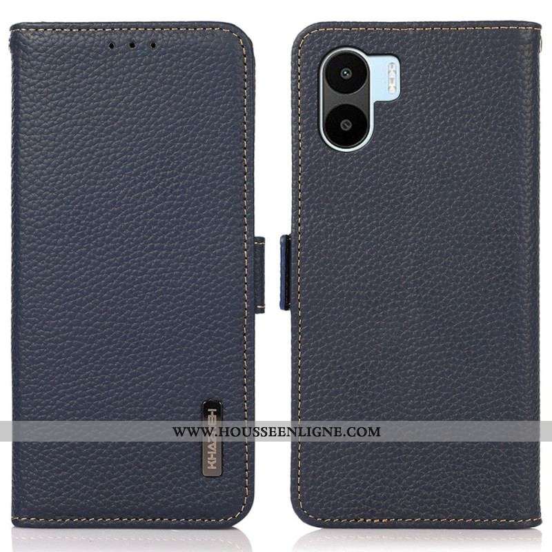 Housse Xiaomi Redmi A1 Cuir Litchi KHAZNEH RFID