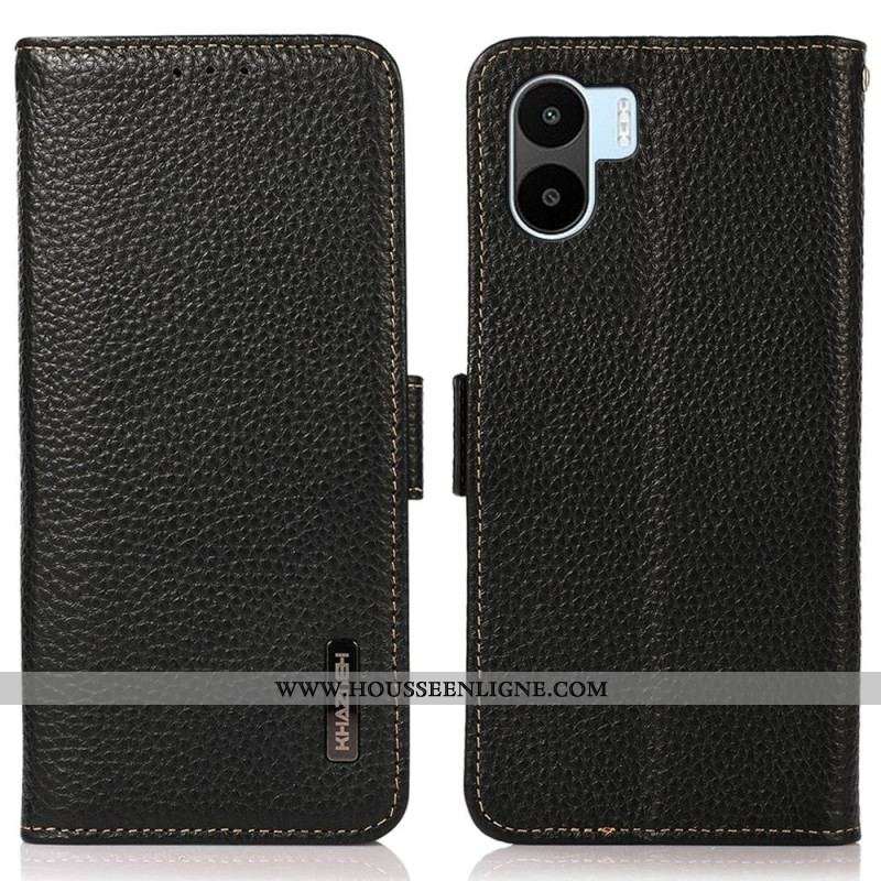 Housse Xiaomi Redmi A1 Cuir Litchi KHAZNEH RFID