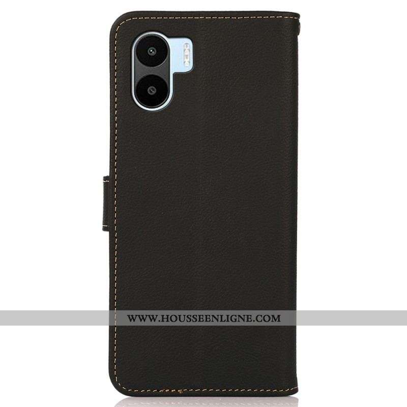 Housse Xiaomi Redmi A1 Cuir Véritable KHAZNEH RFID