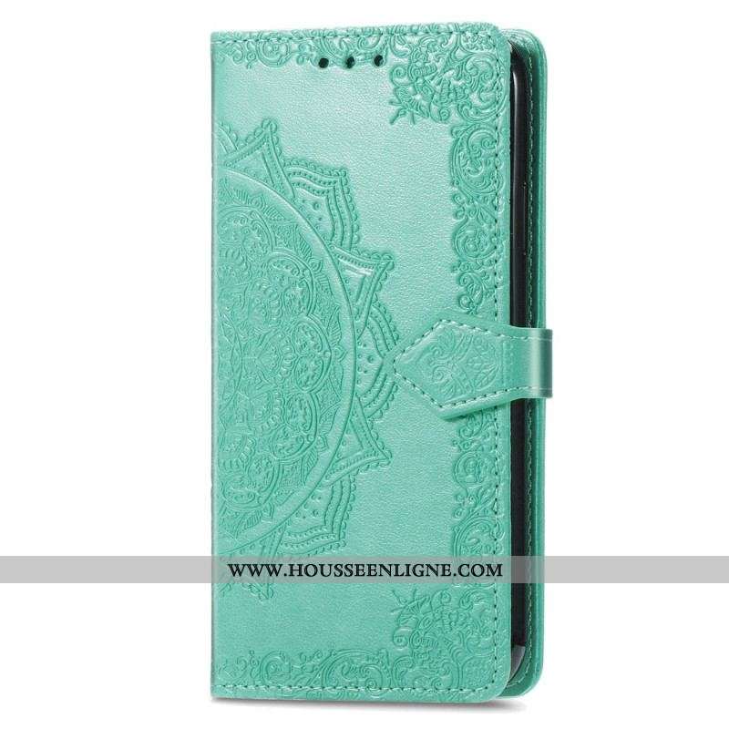 Housse Xiaomi Redmi A1 Mandala Soleil avec Lanière