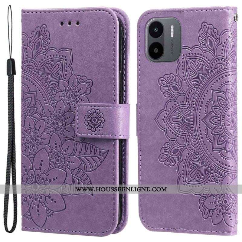 Housse Xiaomi Redmi A1 Mandala de Fleurs