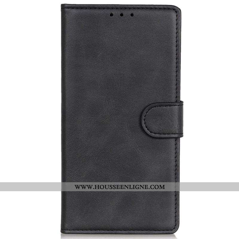 Housse Xiaomi Redmi A1 Matte Effet Cuir Rétro