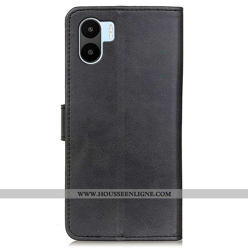 Housse Xiaomi Redmi A1 Matte Effet Cuir Rétro
