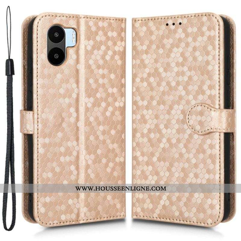Housse Xiaomi Redmi A1 Motif 3D à Lanière