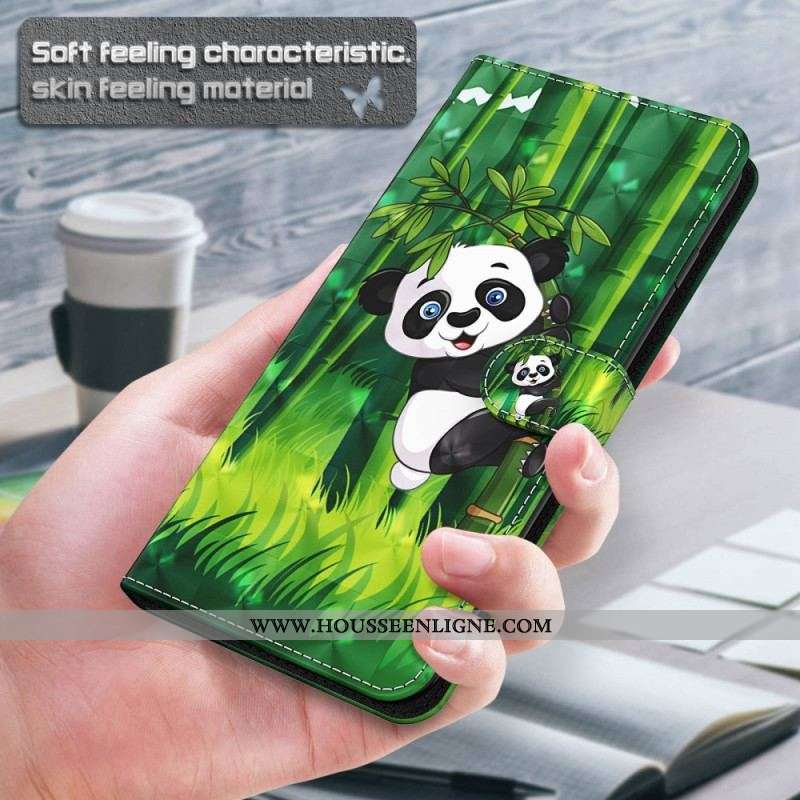 Housse Xiaomi Redmi A1 Panda et Bambou