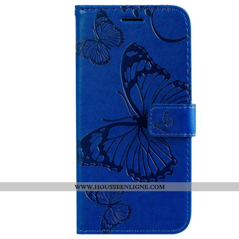 Housse Xiaomi Redmi A1 Papillons Géants à Lanière