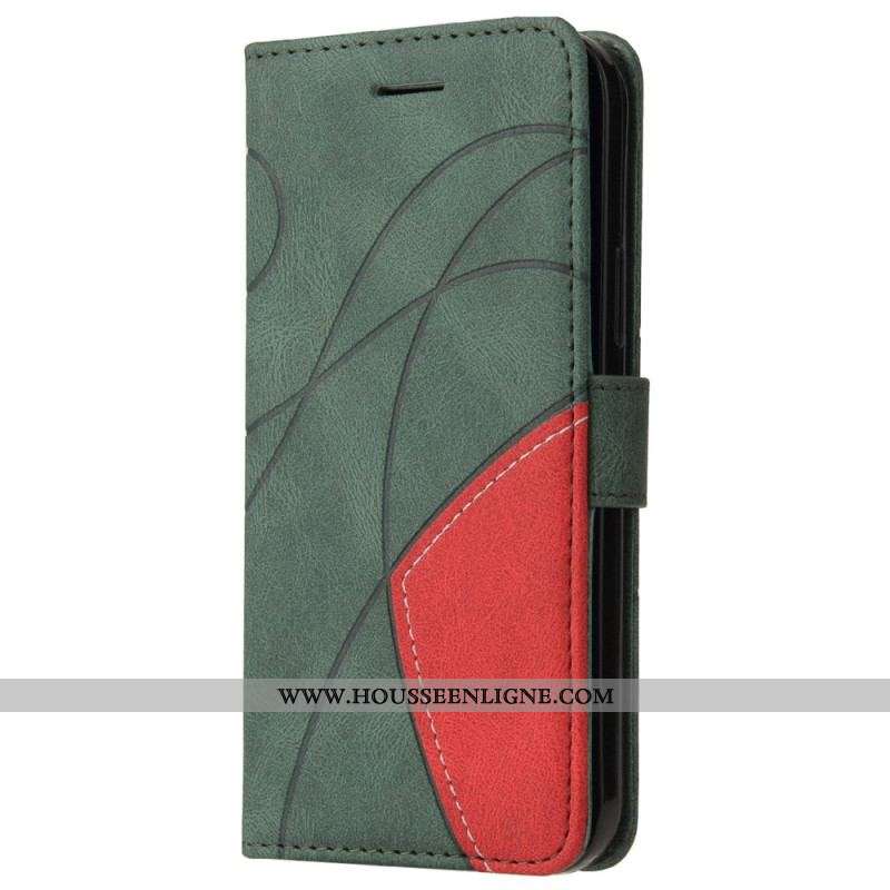 Housse Xiaomi Redmi A1 Simili Cuir Bicolore Signature