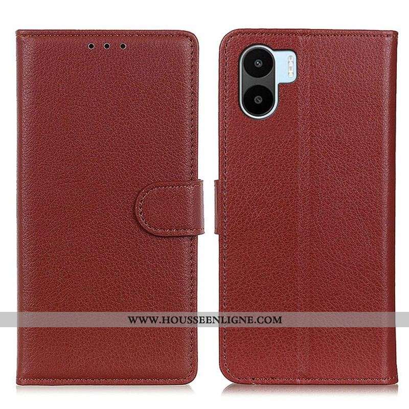 Housse Xiaomi Redmi A1 Simili Cuir Litchi