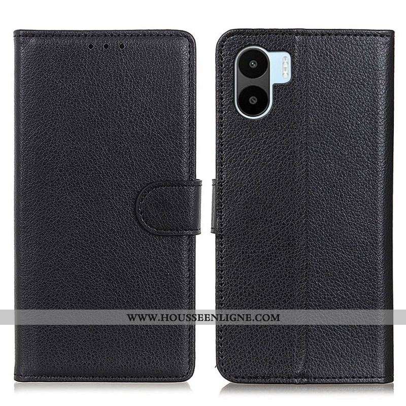Housse Xiaomi Redmi A1 Simili Cuir Litchi