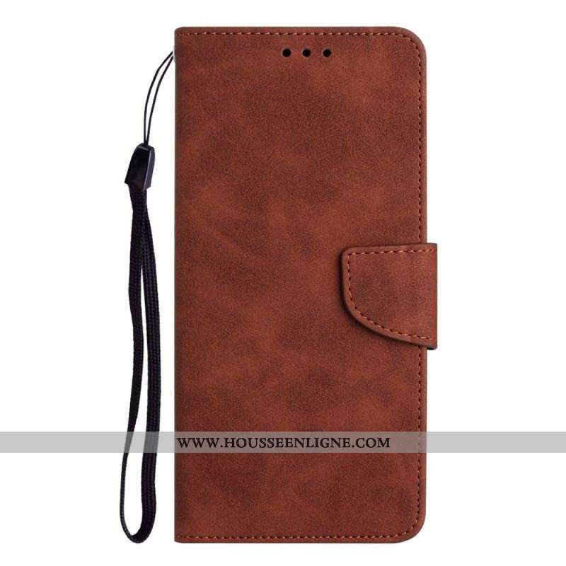 Housse Xiaomi Redmi A1 Solid Color Lanière