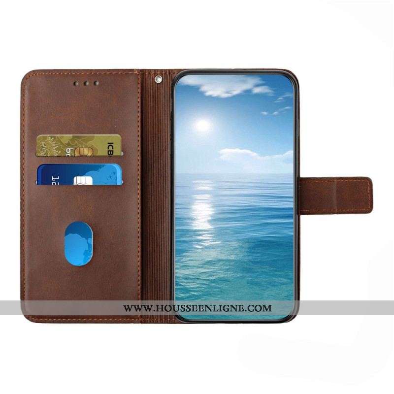 Housse Xiaomi Redmi A1 Style Cuir Géo X Design