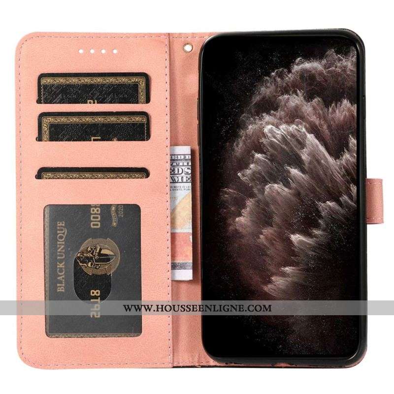 Housse Xiaomi Redmi A1 Texture Cuir Bicolore
