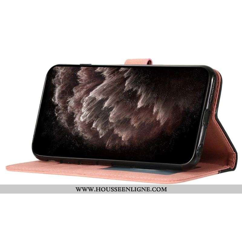 Housse Xiaomi Redmi A1 Texture Cuir Bicolore