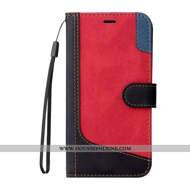Housse Xiaomi Redmi A1 Tricolore à Lanière