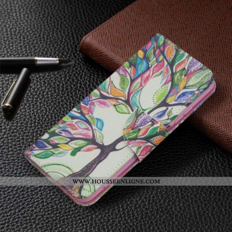 Housse Xiaomi Redmi Note 10/10S/Poco M5s Arbre Coloré