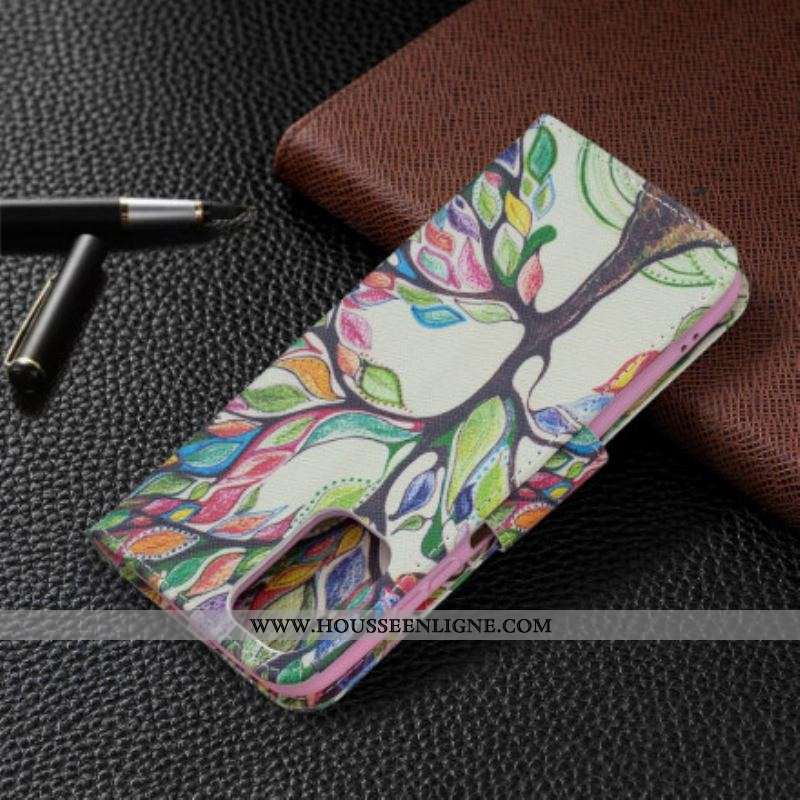 Housse Xiaomi Redmi Note 10/10S/Poco M5s Arbre Coloré