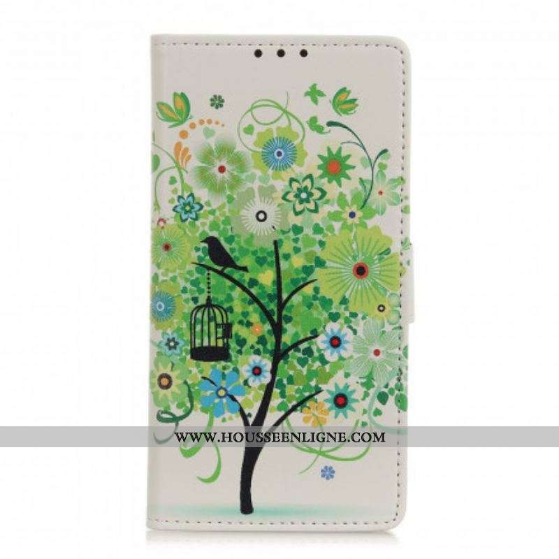 Housse Xiaomi Redmi Note 10/10S/Poco M5s Arbre Fleuri