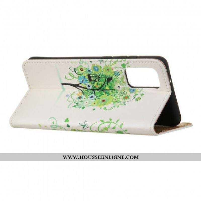 Housse Xiaomi Redmi Note 10/10S/Poco M5s Arbre Fleuri