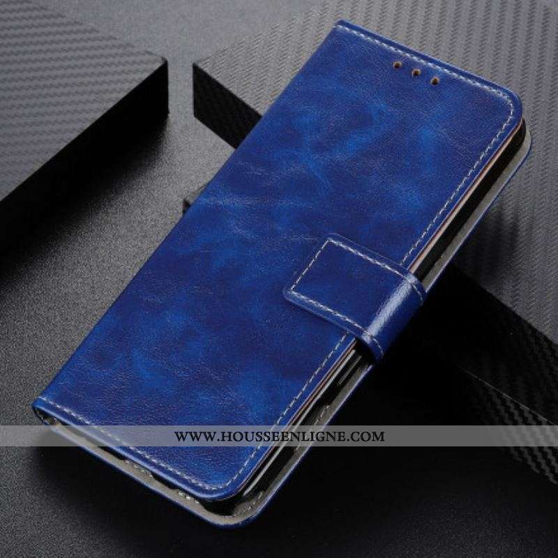 Housse Xiaomi Redmi Note 10/10S/Poco M5s Brillante et Coutures Apparentes