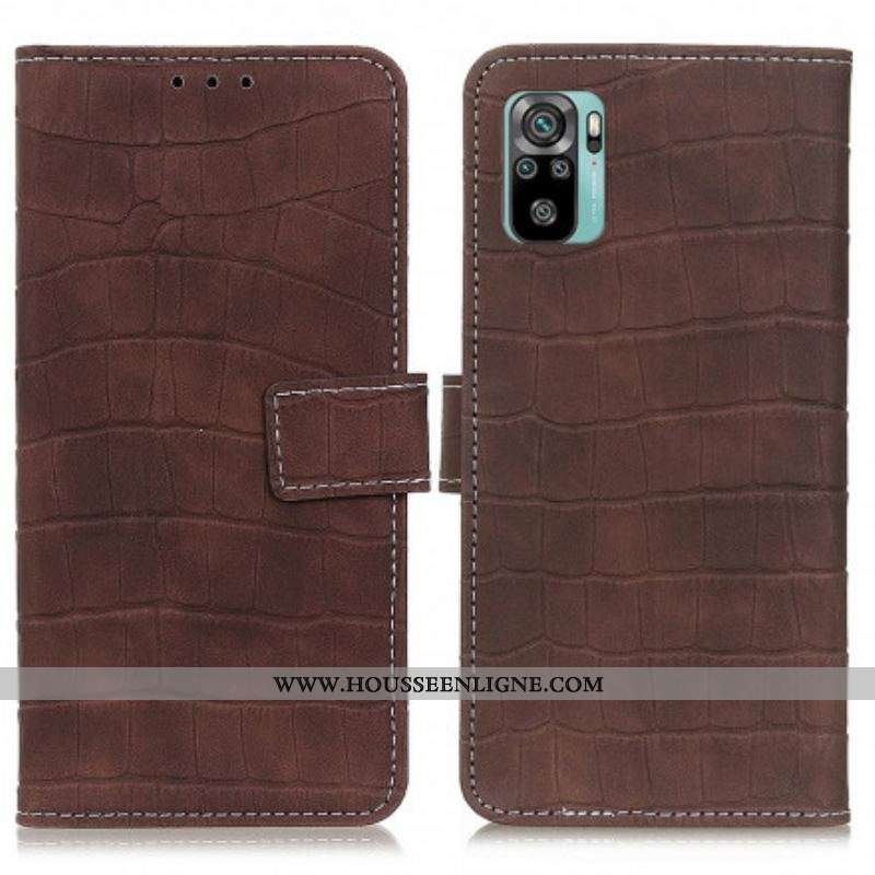 Housse Xiaomi Redmi Note 10/10S/Poco M5s Crocodile Power