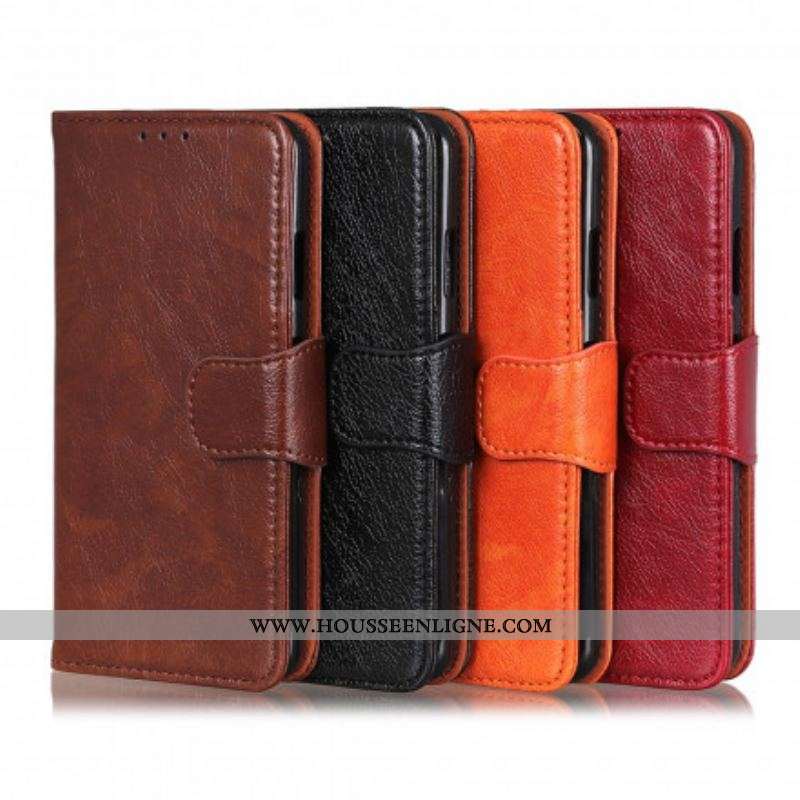 Housse Xiaomi Redmi Note 10/10S/Poco M5s Cuir Nappa Fendu