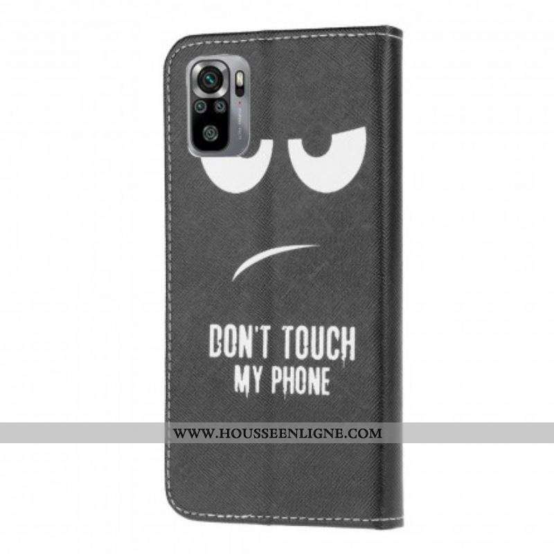 Housse Xiaomi Redmi Note 10/10S/Poco M5s Don't Touch My Phone