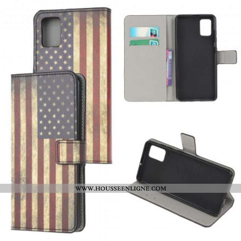 Housse Xiaomi Redmi Note 10/10S/Poco M5s Drapeau Américain