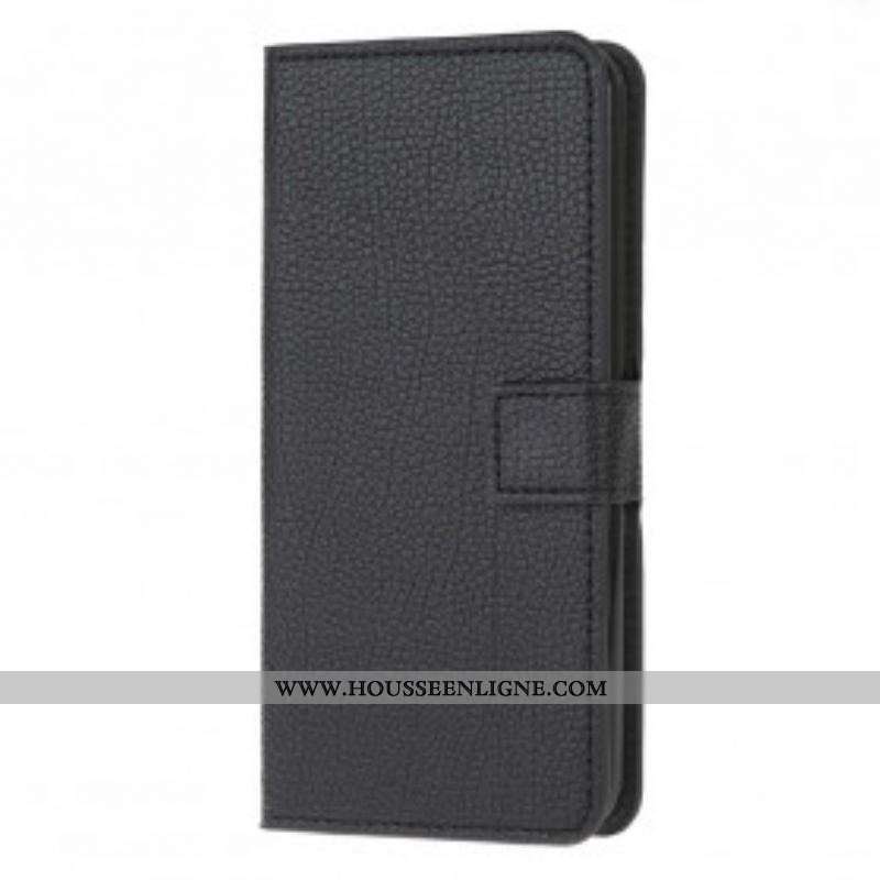 Housse Xiaomi Redmi Note 10/10S/Poco M5s Effet Cuir Grain Litchi