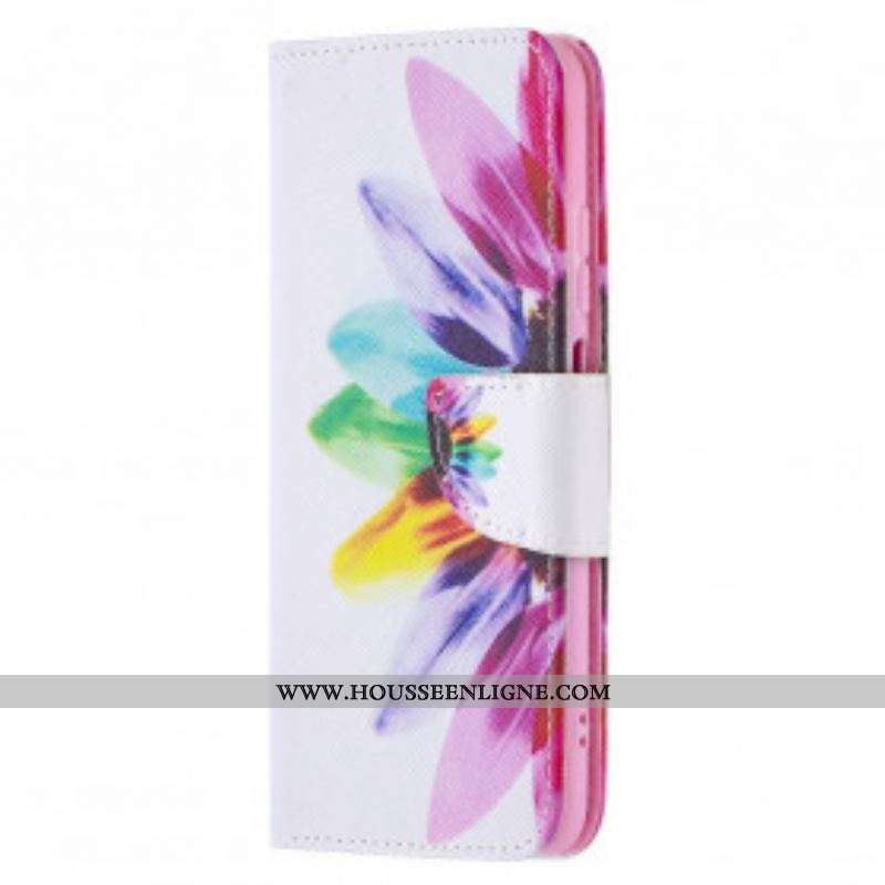 Housse Xiaomi Redmi Note 10/10S/Poco M5s Fleur Aquarelle