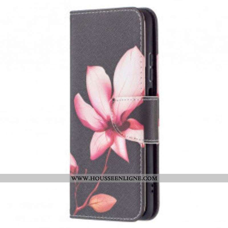 Housse Xiaomi Redmi Note 10/10S/Poco M5s Fleur Rose