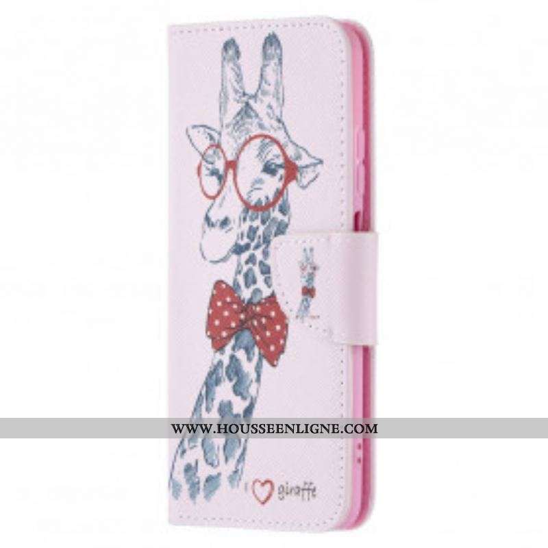 Housse Xiaomi Redmi Note 10/10S/Poco M5s Girafe Intello