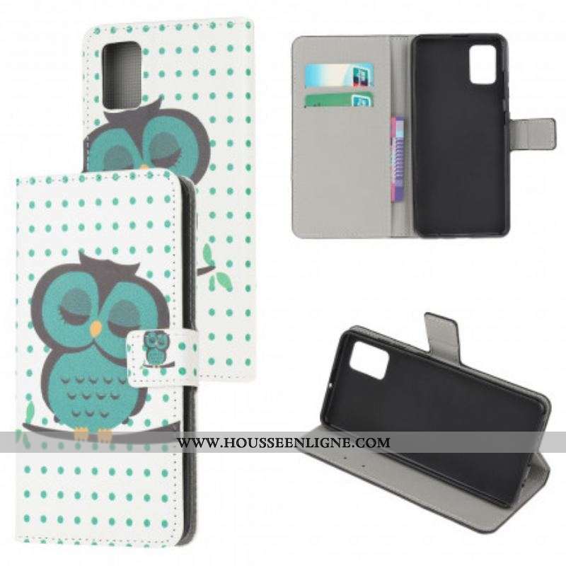 Housse Xiaomi Redmi Note 10/10S/Poco M5s Hibou Endormi