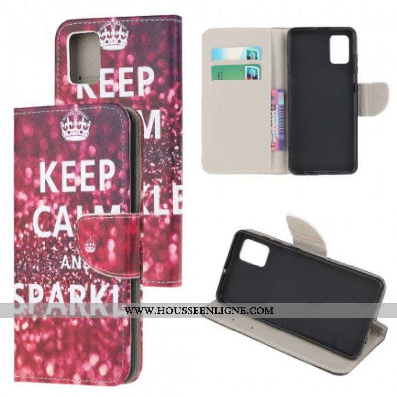 Housse Xiaomi Redmi Note 10/10S/Poco M5s Keep Calm and Sparkle