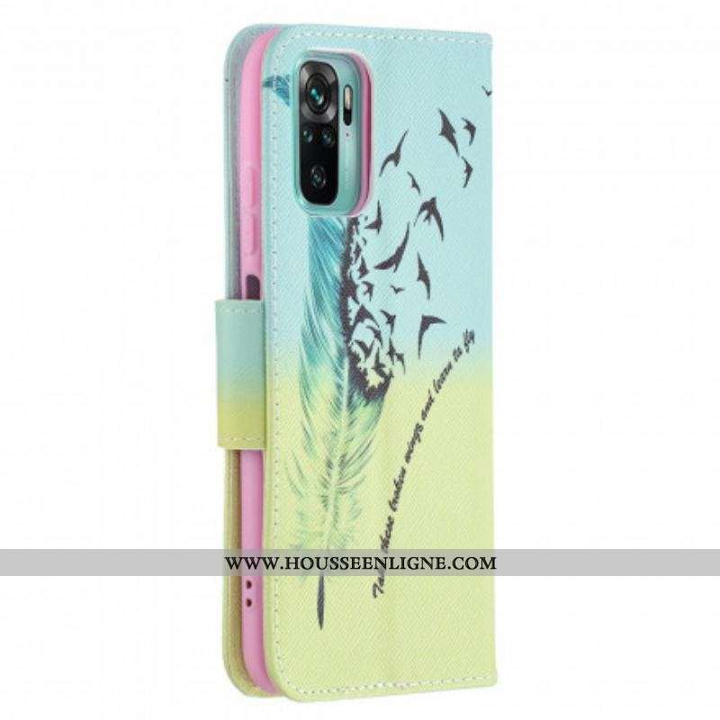 Housse Xiaomi Redmi Note 10/10S/Poco M5s Learn To Fly