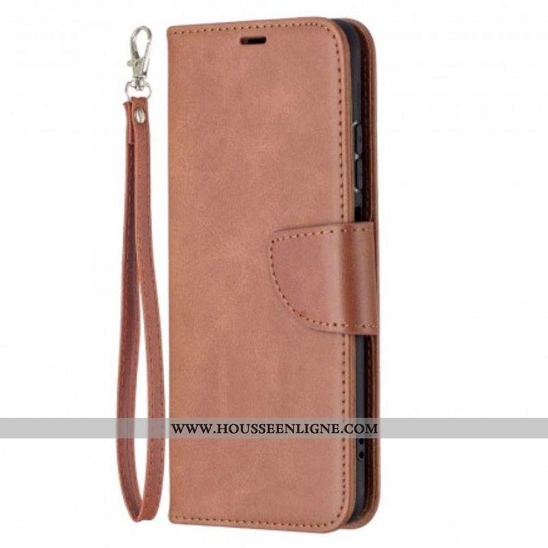 Housse Xiaomi Redmi Note 10/10S/Poco M5s Lisse Rabat Oblique