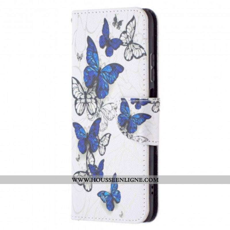 Housse Xiaomi Redmi Note 10/10S/Poco M5s Merveilleux Papillons