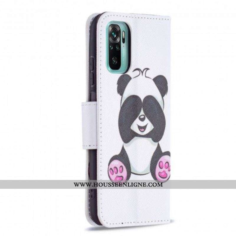 Housse Xiaomi Redmi Note 10/10S/Poco M5s Panda Fun