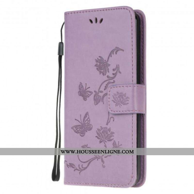 Housse Xiaomi Redmi Note 10/10S/Poco M5s Papillons et Fleurs