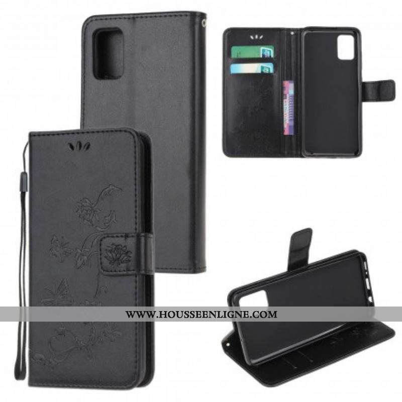 Housse Xiaomi Redmi Note 10/10S/Poco M5s Papillons et Fleurs
