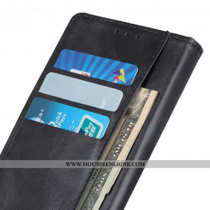 Housse Xiaomi Redmi Note 10/10S/Poco M5s Simili Cuir Bouton