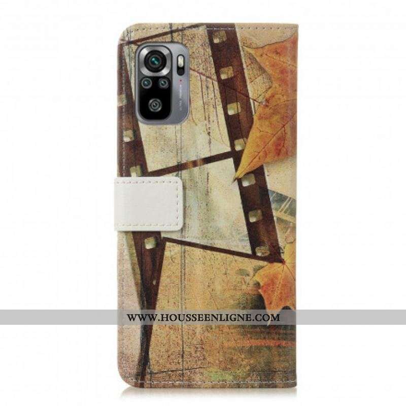 Housse Xiaomi Redmi Note 10/10S/Poco M5s Tour Eiffel En Automne