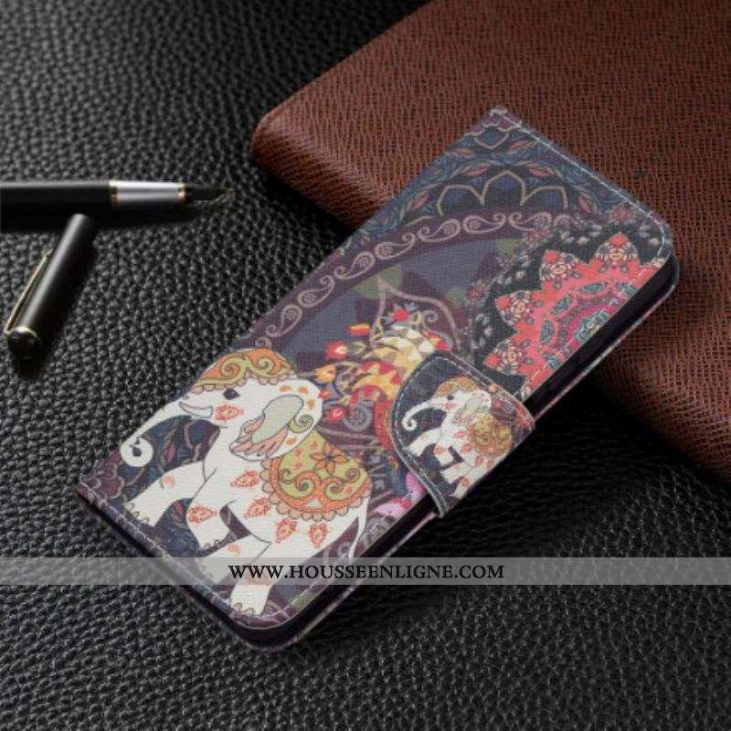 Housse Xiaomi Redmi Note 10/10S/Poco M5s Éléphants Indiens