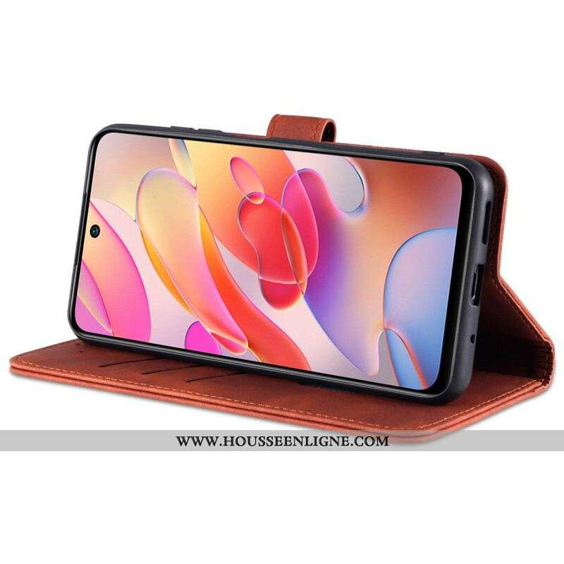 Housse Xiaomi Redmi Note 10 5G / Poco M3 Pro 5G AZNS Effet Cuir