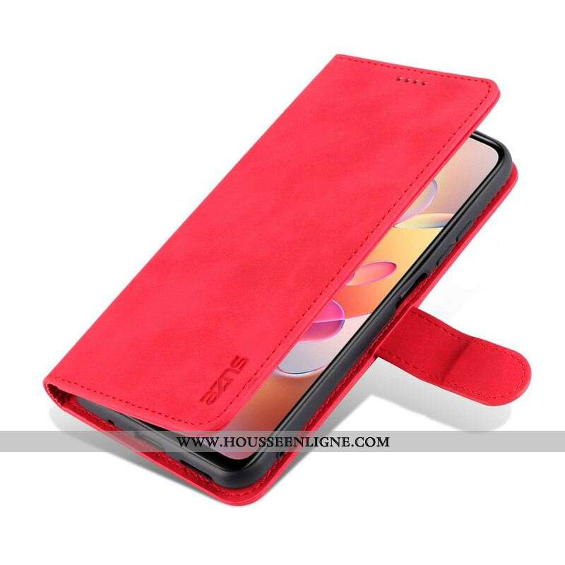 Housse Xiaomi Redmi Note 10 5G / Poco M3 Pro 5G AZNS Effet Cuir